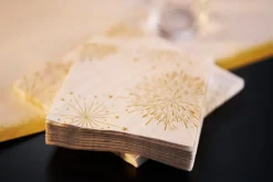 Tissue-Serviette 40 x 40 cm Sparkly White 3-lagig