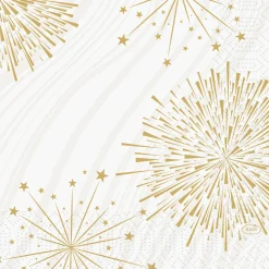 Tissue-Serviette 33 x 33 cm Sparkly White 3-lagig