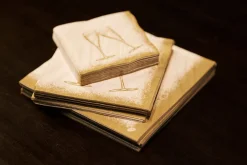 Tissue-Serviette 33 x 33 cm Sparkly White 3-lagig