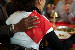 Tissue-Serviette 33 x 33 cm Stargazing Red 3-lagig