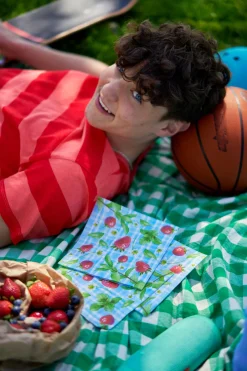 Tissue-Serviette 33 x 33 cm Strawberry Picnic 3-lagig