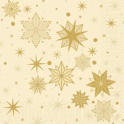 Tissue-Serviette 40 x 40 cm Stargazing Cream 3-lagig