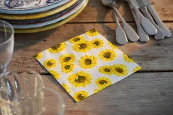 Tissue-Serviette 33 x 33 cm Sunflower Garden 3-lagig