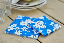 Tissue-Serviette 24 x 24 cm Sunny Day Blue 3-lagig