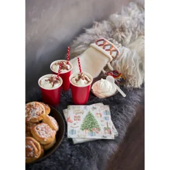 Tissue-Serviette 33 x 33 cm Tree and Gifts 3-lagig