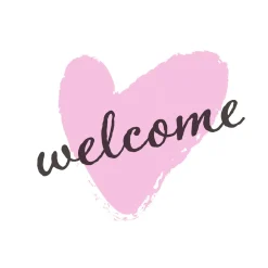 Tissue-Serviette 24 x 24 cm Welcome Heart 3-lagig