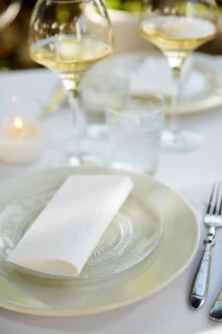 Tissue-Serviette 40 x 40 cm Weiß 3-lagig