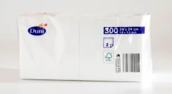 Tissue-Serviette 24 x 24 cm Weiß 2-lagig