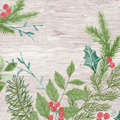 Tissue-Serviette 40 x 40 cm Winter Greenery 3-lagig