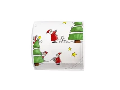 Toilettenpapier Santas so busy 3-lagig
