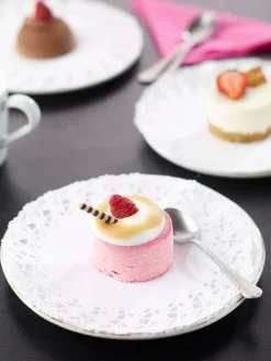 Tortenspitzen rund Ø 34 cm Weiß