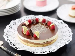 Tortenspitzen rund Ø 26,7 cm Weiß