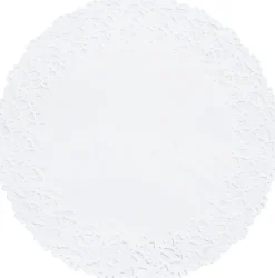 Tortenspitzen rund Ø 25 cm Weiß