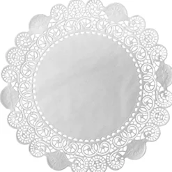 Tortenspitzen rund Ø 32 cm Weiß