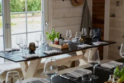 Towel Napkins 38 x 54 cm Towel Napkin Malia Black