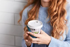 Trinkdeckel, flach 24 cl Weiß