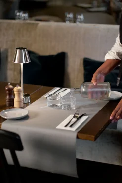 Velviq® Tête-à-Tête-Tischläufer 0,4 X 24 m Granite Grey