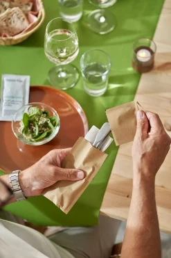 Verschließbares Sacchetto 8,5 x 25 cm Schwarz