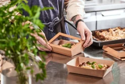 Viking Brick Deckel mit Fenster 1100 ml Braun